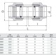 Unidelta Муфта компрессионная ПНД 25-4