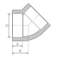 SLT BLOCKFIRE Отвод PP-R 45°-2