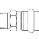 UNI-FITT AISI304 Муфта пресс-Н нержавеющая-1