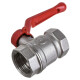 Valfex OPTIMA Кран шаровой никелированный В-В DN20, 3/4" рычаг-1