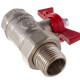 Valfex OPTIMA Кран шаровой никелированный с американкой Н-В DN15, 1/2" бабочка-2