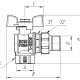 Valfex PREMIUM Кран шаровой угловой с американкой Н-В DN20, 3/4" бабочка-1