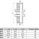 VARMEGA Slide-fit Муфта аксиальная латунь-2