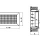 Арктос Решетка АДН 600x100 П-1