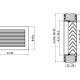 Арктос Решетка АП 100x200-2