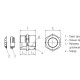 Fortisflex Муфта с наружной резьбой FMC 20x3/4"НР-4