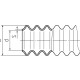 Fortisflex Труба гофрированная нержавеющая, отожженная GR INOX 15A -1