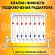 RADENA Клапан радиаторный-3