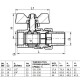 Smart Install Кран шаровой латунный с американкой В-Н DN 20, 3/4" бабочка-2