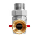 Smart Install Кран шаровой латунный с американкой угловой В-Н DN 20, 3/4" бабочка-2