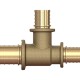 ELSEN Monolit Тройник редукционный латунный Ø20-20-16-2