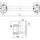 FUSITEK Настенный комплект для смесителя PP-R-1