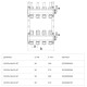 ONE PLUS Коллекторная группа с расходомерами бронза DN25x16x2.0-6P-1