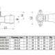 VARMEGA Inox Press Водорозетка раструбная ВР-1