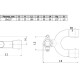 VARMEGA Inox Press Водорозетка раструбная проходная ВР-1