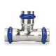 VARMEGA Inox Press Тройник раструбный-0