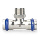 VARMEGA Inox Press Тройник раструбный НР-0