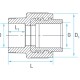 SLT AQUA Муфта комбинированная PP-R 40×1.1/4" ВР под ключ-1