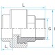 SLT AQUA Муфта комбинированная PP-R 40×1.1/4" НР под ключ-1
