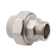 Fusionplast Муфта комбинированная разъемная PP-R 40x1.1/4" НР-1