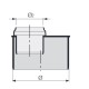 Переход канализационный эксцентрический SINIKON COMFORT 110-50-2