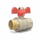 Varmega Кран шаровой Classico Н-В DN 15, 1/2" бабочка-0
