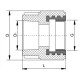 RTP Alpha Муфта комбинированная под ключ PP-R ВР-5