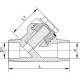 RTP Alpha Фильтр сетчатый PP-R 45° В-В-2