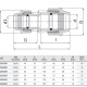Муфта редукционная Unidelta ПНД-2