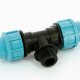 Unidelta Тройник с наружной резьбой ПНД 25x1/2"x25-1