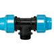 Unidelta Тройник с наружной резьбой ПНД 25x1/2"x25-4