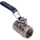 AQUALINK Кран шаровой В-В PN 25, DN 80, 3" рычаг-0
