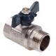 AQUALINK Кран шаровой В-Н PN 40, DN 25, 1" бабочка-0