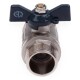 AQUALINK Кран шаровой В-Н PN 40, DN 25, 1" бабочка-2