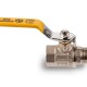 AQUALINK Кран шаровой для газа В-Н PN 40, DN 20, 3/4" рычаг-1