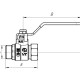 AQUALINK Кран шаровой для газа В-Н рычаг-3