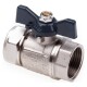 AQUALINK Кран шаровой для МП труб обжим-ВР-4