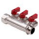 AQUALINK Коллектор латунный резьбовой с кранами-3