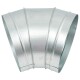 Отвод алюминиевый 45º XOTPIPE O-ME-AL L-1-45-0