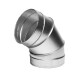 Отвод алюминиевый 60º XOTPIPE O-ME-AL L-1-60-0