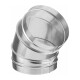 Отвод из нержавеющей стали 45º XOTPIPE O-ME-SS L-1-45-0