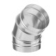 Отвод оцинкованный 60º XOTPIPE O-ME-ZN L-1-60-0
