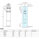 UNIPUMP Погружной вихревой насос 4SKM 150 (1,1 кВт, кабель-30м), 1", 2,8 м3/час, 100 м-2