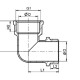 Smart Install Угольник латунный В-Н-2