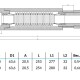 SLT AQUA Компенсатор сильфонный осевой КСО PP-R 50-1
