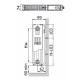 Радиатор стальной панельный PRADO Universal 20х300х1900, 1747 Вт-3