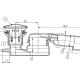 Сифон для душевого поддона HL514/SNV-1