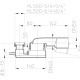 Сифон для ванн HL500 с шарниром-1