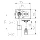 Сифон для скрытой установки HL406 с вентилем-1
