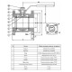 TAFLINE Кран шаровый чугунный TL 41-2